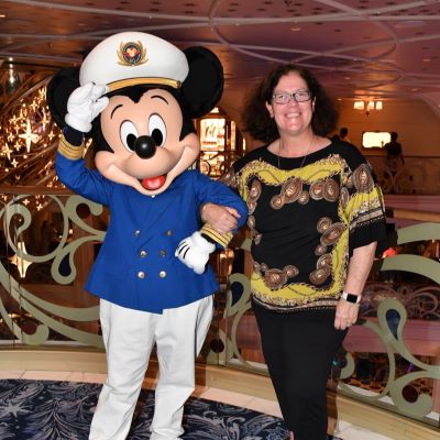 Morgan Captain Mickey and I on the WishElliott Mickey Disney Wish
